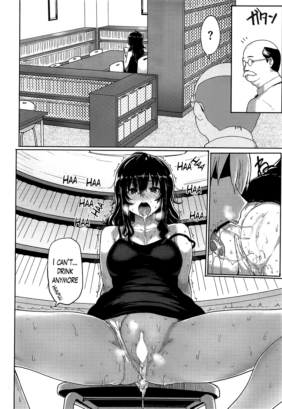 Hentai Manga Comic-The Quiet Girl in the Library-Read-10